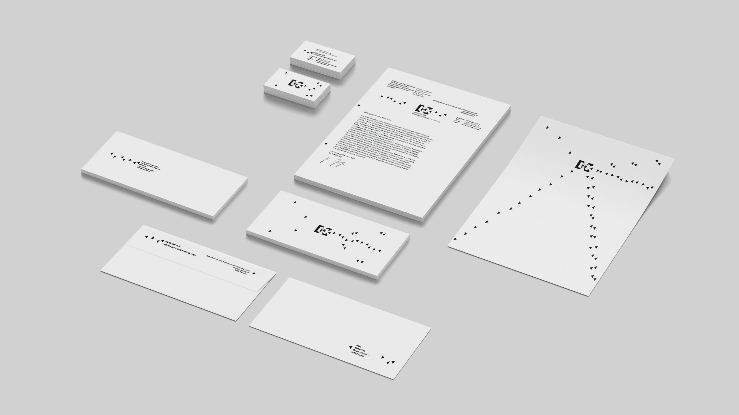 MMK Corporate Identity Overview Design Branding Concept