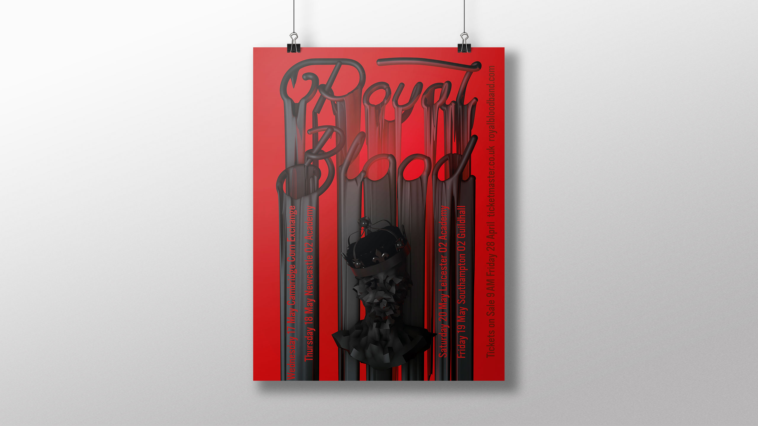 Royal Blood Poster Design Concept